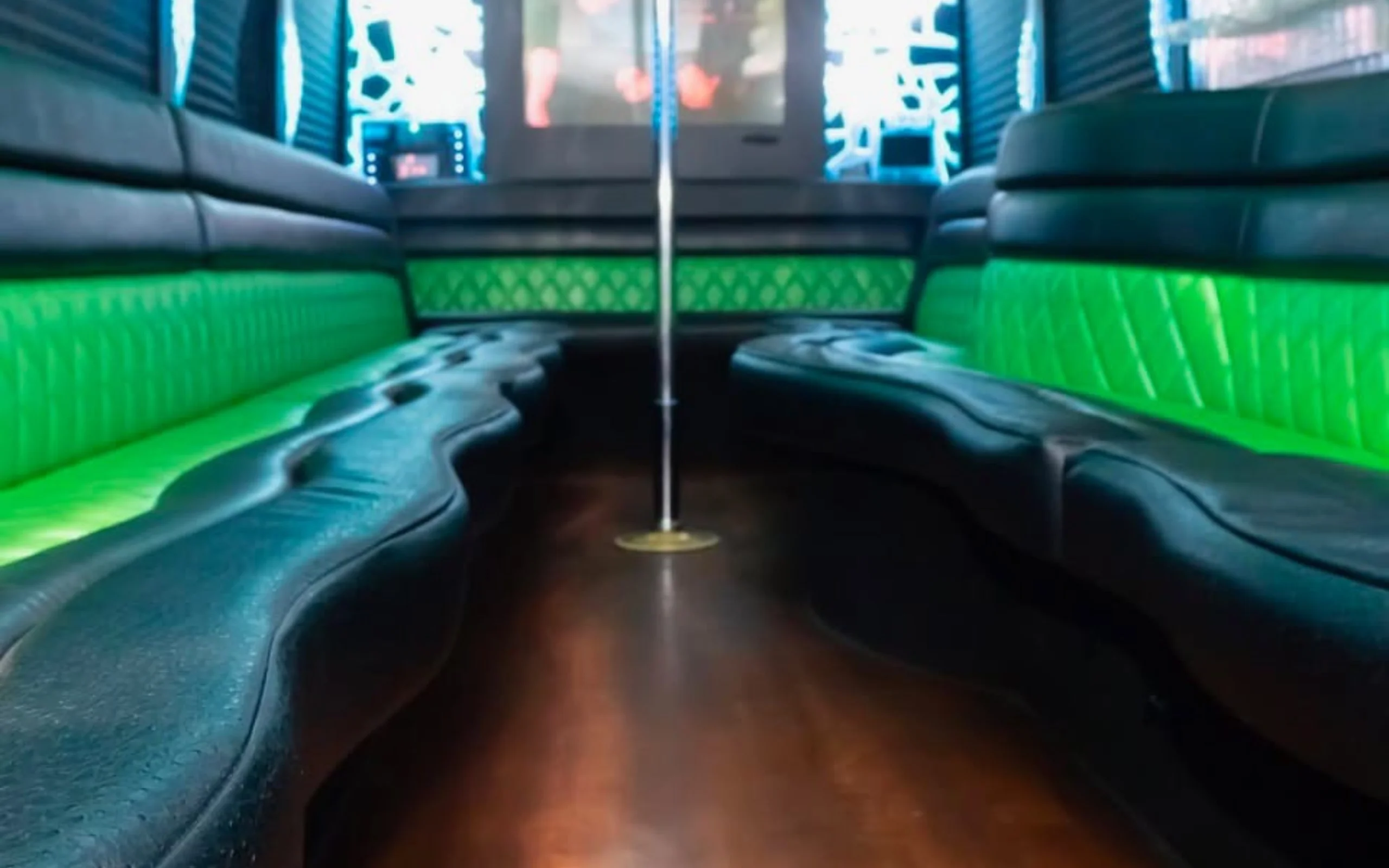 14 Passengers Party Bus Interior